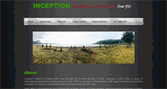 Desktop Screenshot of inceptionhealthandfitness.com